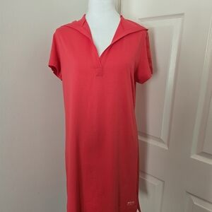 Nautica Beach Short Sleeve V Neck Watermelon Cover Up Sz. (Med).